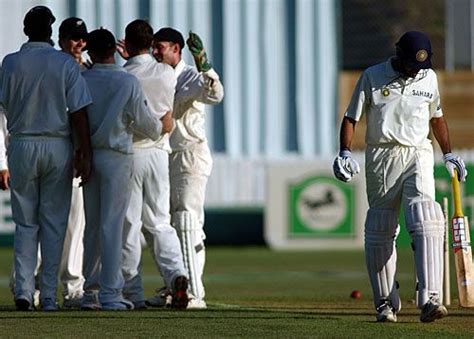 VVS Laxman walks back after being dismissed | ESPNcricinfo.com