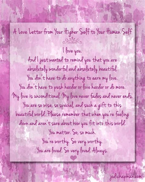 A Love Letter to You - Free Printable Poster