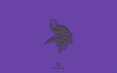 Download wallpapers Minnesota Vikings, purple background, American football team, Minnesota ...