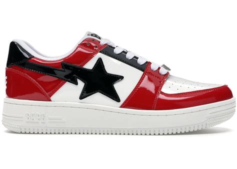 A Bathing Ape Bape Sta Low Red Men's - 1H30191002-RED - US