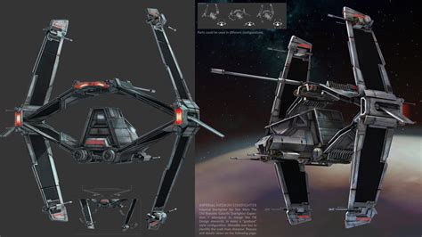 Christian A Piccolo Concept Art - Star Wars The Old Republic- Sith Fighter Process Breakdown