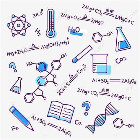 Chemical Formula PNG Transparent, Chemical Experiment Item Formula Pattern, Chemistry, Subject ...