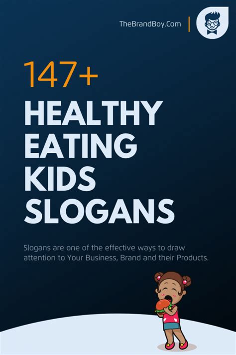 179+ Best Healthy Eating Slogans for Kids - thebrandboy.com