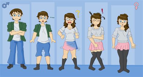 Gender Transfromation (Commission) by TheMaskofaFox on DeviantArt