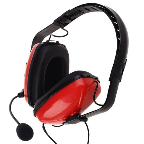 2 Pin Noise Canceling Headset Headphone With Ptt Mic For Walkie Talkie Kenw F9X3 | eBay