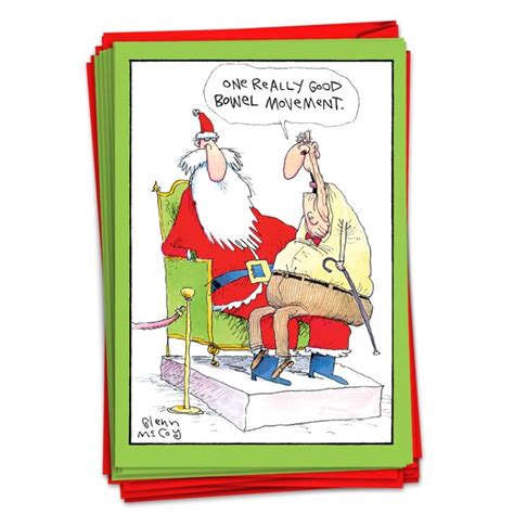 12 Funny Christmas Cards Boxed (1 Design, 12 Cards) - One Good BM ...