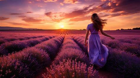 Premium AI Image | Best Photography Lavender Fields in Stunning 169 Aspect Ratio