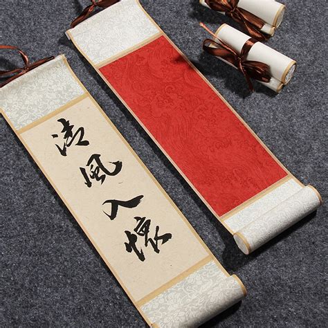 Mini Scroll, Xuan Paper, Calligraphy Hanging Scroll, Calligraphy Work Paper, Scroll Painting ...