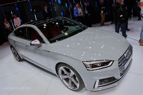 2017 Audi S5 Sportback Looks Like a Shark Thanks to Nardo Gray Paint ...