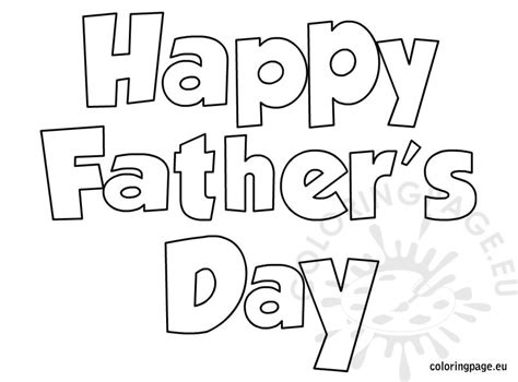 happy-fathers-day-2 - Coloring Page