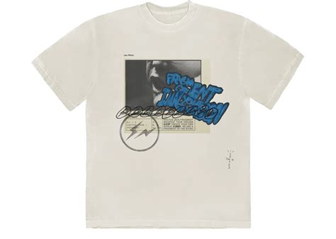 Travis Scott Cactus Jack For Fragment Manifest T-shirt White Men's - SS21 - US