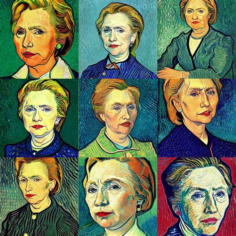 detailed portrait of hillary clinton, painted by | Stable Diffusion ...