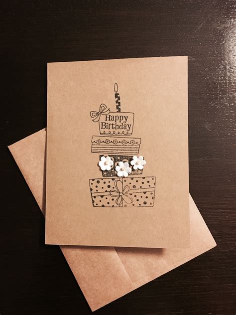 Pin by Malgorzata on Happy birthday cards | Easy birthday cards diy, Simple birthday cards ...