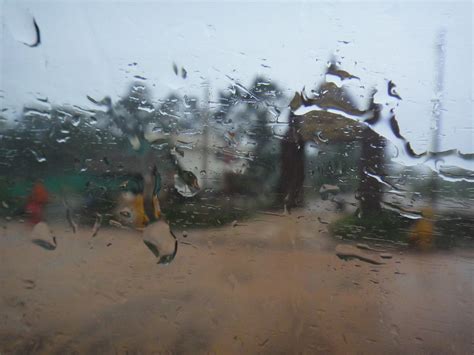 Rain on Glass Window - Bus Ride Scenery - Siem Reap to Pho… | Flickr