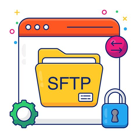 An icon design of sftp 34463263 Vector Art at Vecteezy