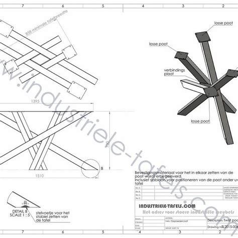 the plans for an outdoor table and bench