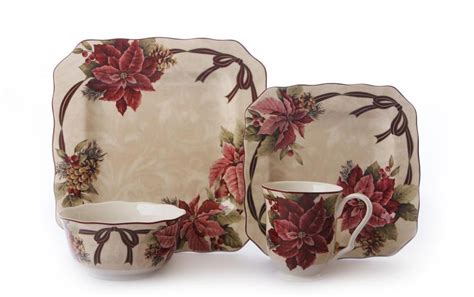 16-piece 222 Fifth holiday dinnerware sets for $28, free shipping - Clark Deals