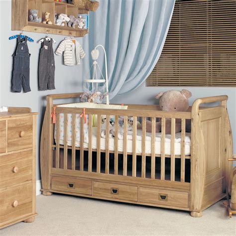 Amelie - Nursery Cot Bed With 3 Drawers | SOLID WOOD FURNITURE WITH A ...