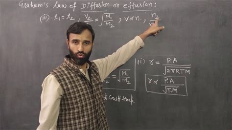 Graham's law of diffusion and its applications | class 11 | L-11 |Enrichment factor/ IIT adv ...