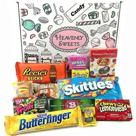 Mini American Candy Box Hamper | American Sweets and Chocolate Bar Gift ...