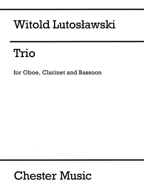 Trio Oboe, Clarinet and Bassoon Score - Willis Music Store