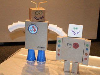 Cereal Box Robot - Make: | Box robot, Cardboard robot, Recycled robot