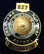 Oklahoma Highway Patrol Badges | Police badge, Police patches, Star badge