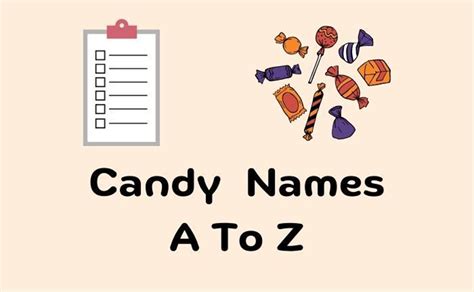 Ultimate List Of Candy Names Or Brands Start From A To Z - Foodsalternative