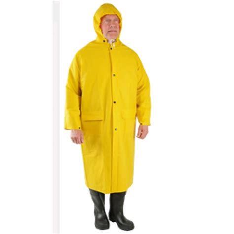 Raincoat w/ detachable hood – Mobile Industrial Safety Supplies