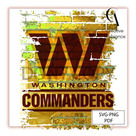 Washington Commanders Logo Svg - Etsy