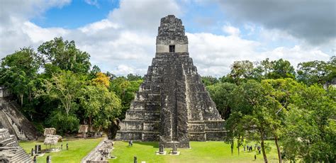 Mayan Ruins Tikal Guatemala Map