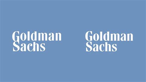 Goldman Sachs logo loses its ligature | Creative Bloq