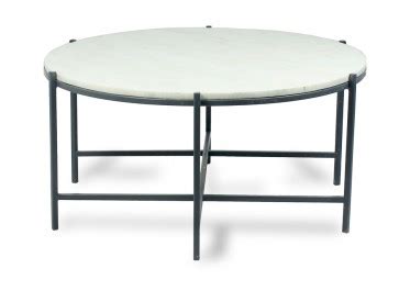 Luxury Black and White Marble Round Coffee Table