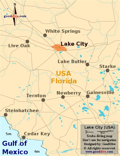 Lake City Map - GoodDive.com