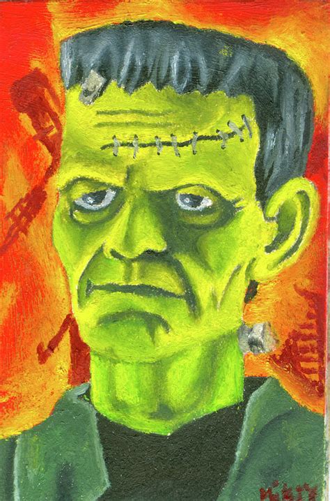 Frankenstein Painting by Mikey Milliken - Fine Art America