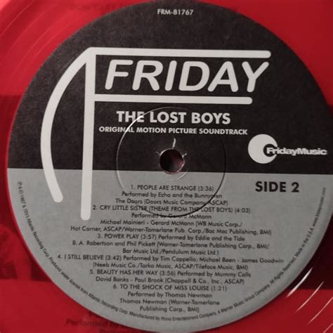 Various: The Lost Boys (Original Motion Picture Soundtrack) (Vinyl, M)