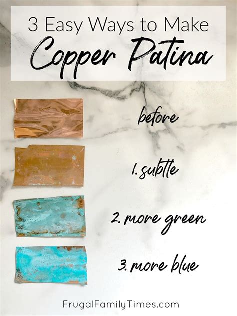 3 Easy Ways To Make Copper Patina (Green Verdigris With Household Ingredients!) | This DIY Life