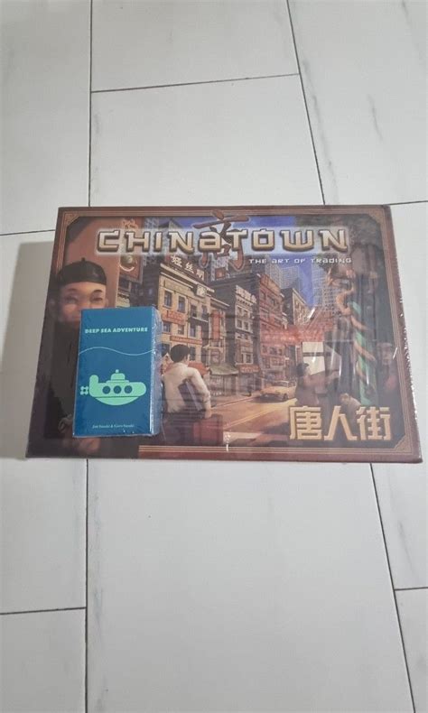 Chinatown Board Game + Deep Sea Adventure, Hobbies & Toys, Toys & Games ...