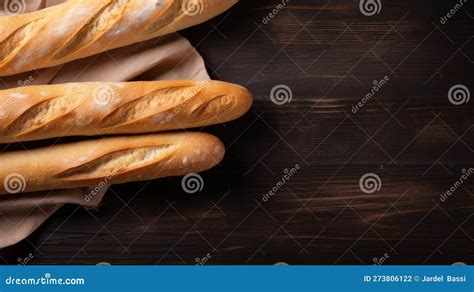 Flute Baguette Breads for Advertisement, Bakeries, Supermarkets, and More Stock Illustration ...