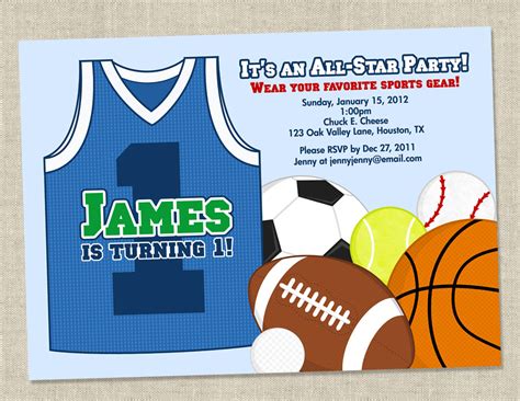 25 Inspirational Sports Invitation Cards Format | Latter