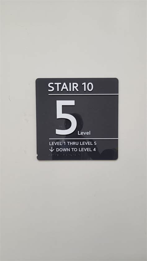 Enhancing Accessibility through Braille Signage