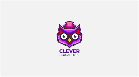 Premium Vector | Clever logo design template vector icon