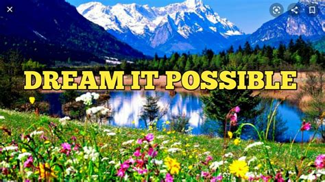 Dream it Possible (lyrics) - YouTube