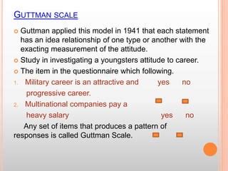 Attitude scale | PPT | Free Download