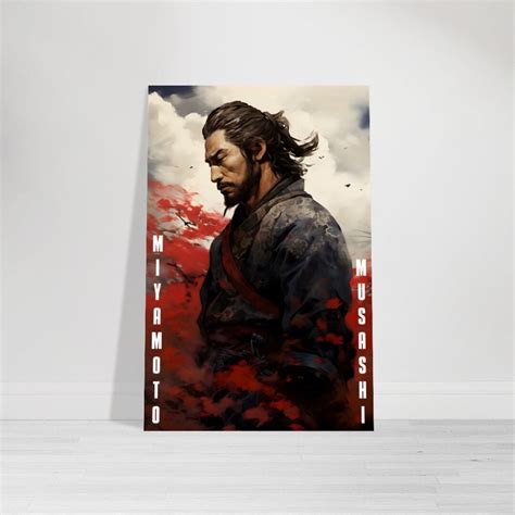 Miyamoto Musashi Poster Aus Aluminium Schwertkämpfer Alu - Etsy