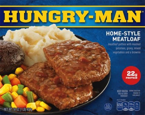 Hungry-Man Meatloaf Dinner Frozen Meal, 16 oz - Kroger