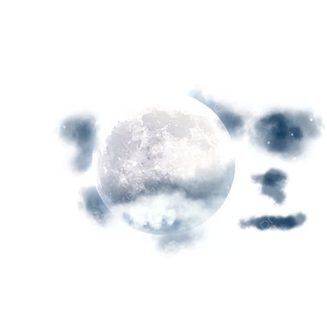 Halo PNG Transparent, Halo Moon, Halo, Moon, Hand Painted PNG Image For Free Download