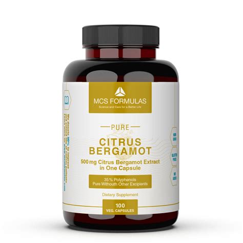 Citrus Bergamot, 500mg/Capsule - MCS Formulas