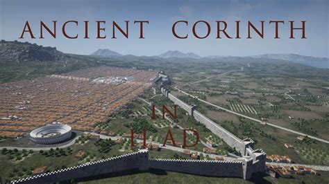 Ancient Corinth in II AD, version 2.0 - YouTube