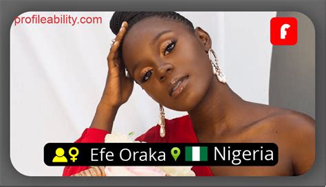 Efe Oraka Biography, Videos, Booking - ProfileAbility